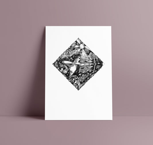 SAGITTARIUS - zodiac art print