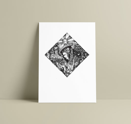 VIRGO - zodiac art print